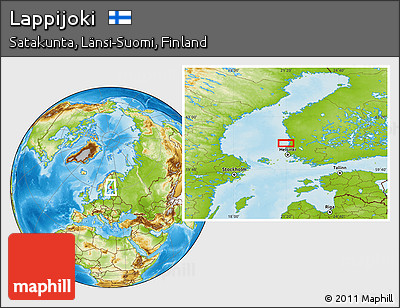 Physical Location Map of Lappijoki