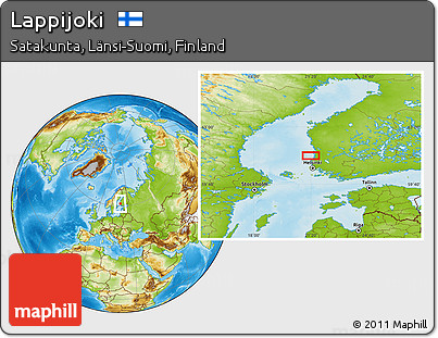 Physical Location Map of Lappijoki