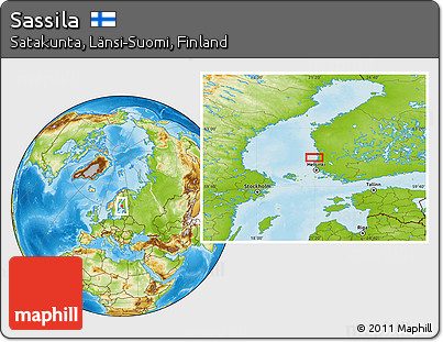 Physical Location Map of Sassila