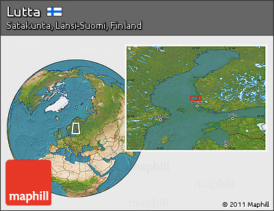 Satellite Location Map of Lutta
