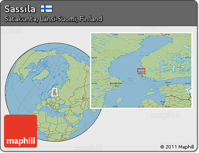 Savanna Style Location Map of Sassila