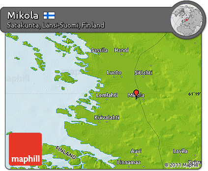 Physical Map of Mikola