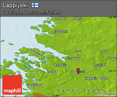 Physical Map of Lappijoki