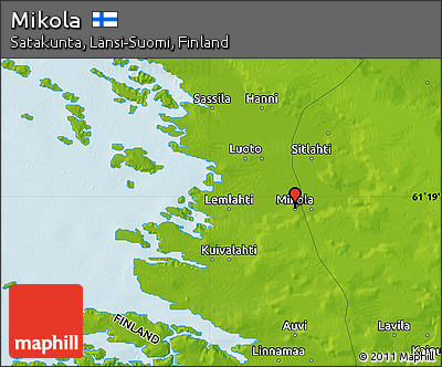 Physical Map of Mikola