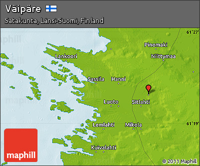 Physical Map of Väipäre