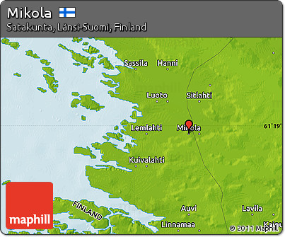 Physical Map of Mikola
