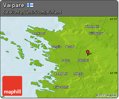 Physical Map of Väipäre