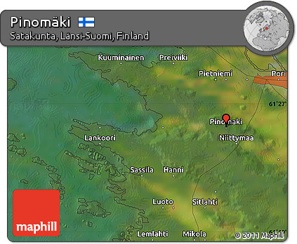 Satellite Map of Pinomäki