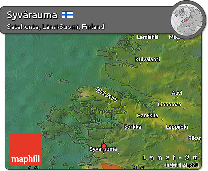Satellite Map of Syvärauma