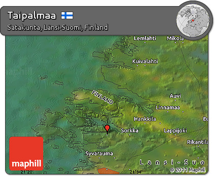 Satellite Map of Taipalmaa