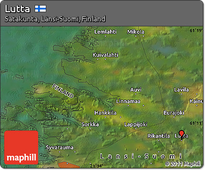 Satellite Map of Lutta