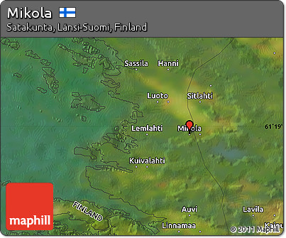 Satellite Map of Mikola