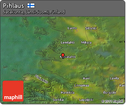 Satellite Map of Pihlaus