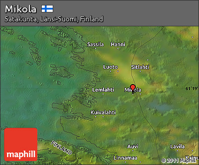 Satellite Map of Mikola