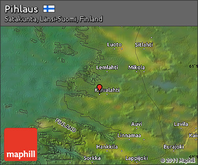 Satellite Map of Pihlaus