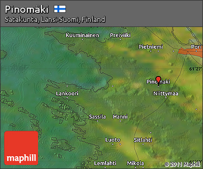 Satellite Map of Pinomäki
