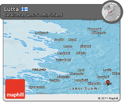 Political Panoramic Map of Lutta