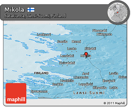 Political Panoramic Map of Mikola