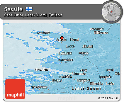 Political Panoramic Map of Sassila