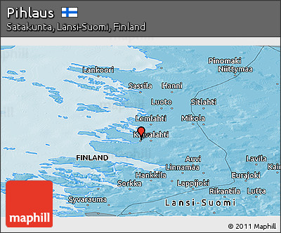 Political Panoramic Map of Pihlaus