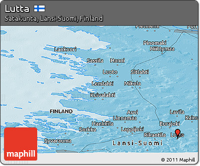 Political Panoramic Map of Lutta