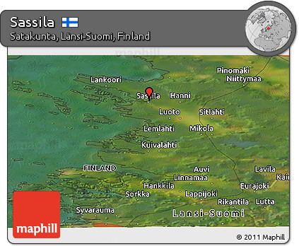 Satellite Panoramic Map of Sassila