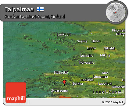 Satellite Panoramic Map of Taipalmaa