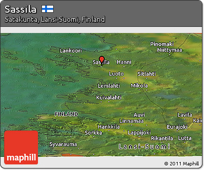 Satellite Panoramic Map of Sassila