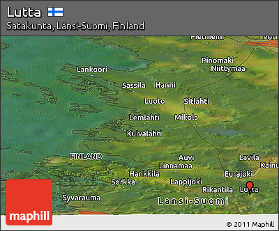 Satellite Panoramic Map of Lutta