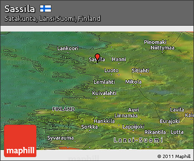 Satellite Panoramic Map of Sassila