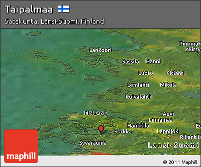 Satellite Panoramic Map of Taipalmaa