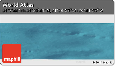 Satellite Panoramic Map of the Area around 61° 19' 16" N, 21° 10' 29" W