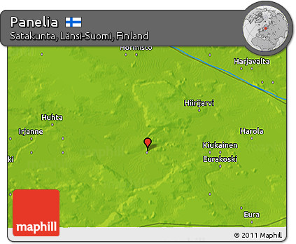 Physical 3D Map of Panelia