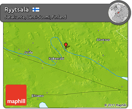 Physical 3D Map of Ryytsälä