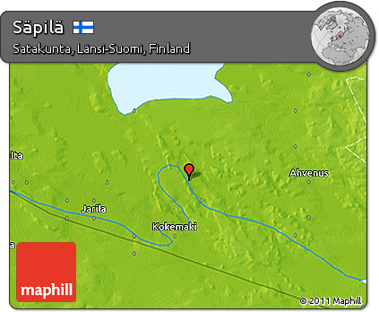 Physical 3D Map of Säpilä