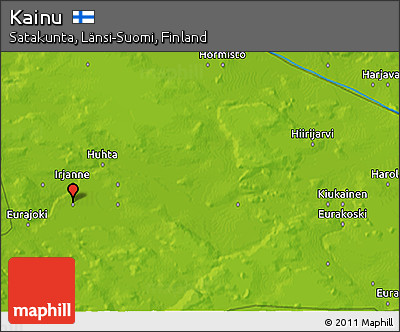 Physical 3D Map of Kainu