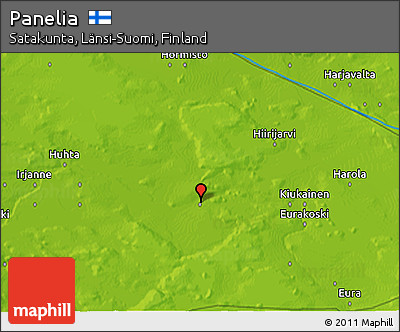 Physical 3D Map of Panelia