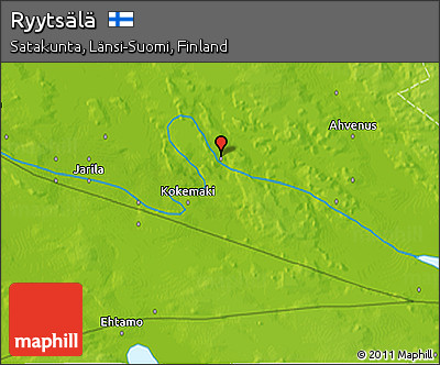 Physical 3D Map of Ryytsälä