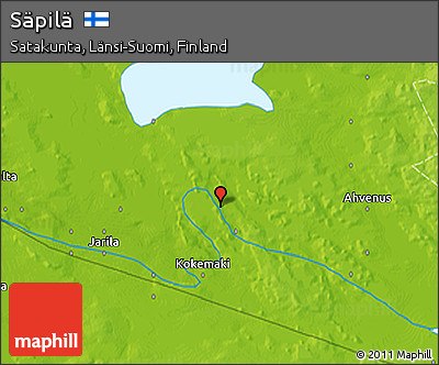 Physical 3D Map of Säpilä