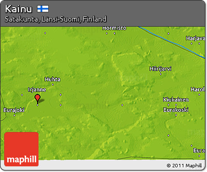 Physical 3D Map of Kainu