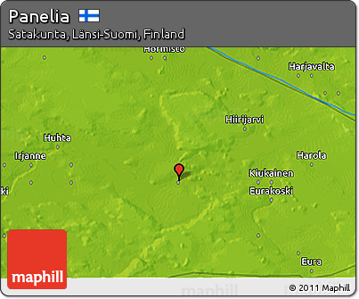 Physical 3D Map of Panelia