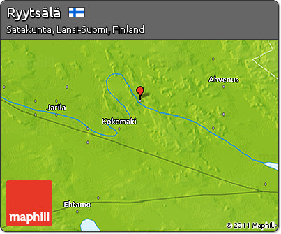 Physical 3D Map of Ryytsälä