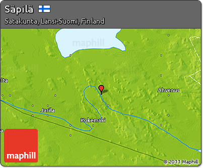 Physical 3D Map of Säpilä