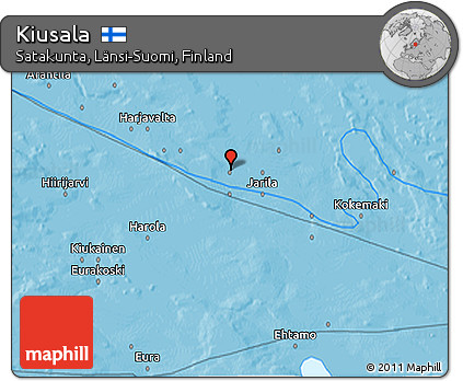 Political 3D Map of Kiusala