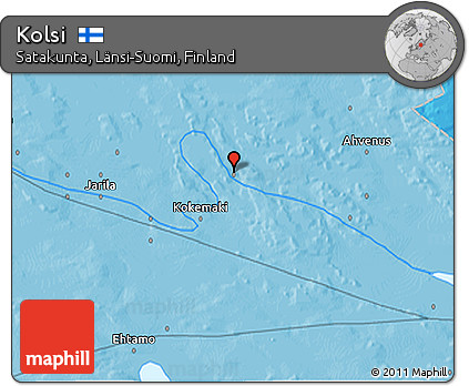 Political 3D Map of Kolsi