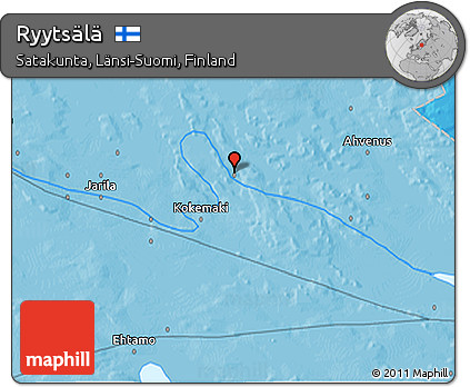 Political 3D Map of Ryytsälä