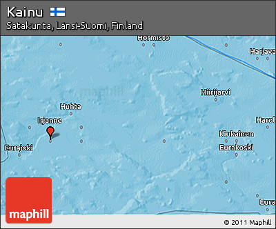 Political 3D Map of Kainu