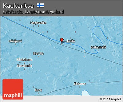 Political 3D Map of Kaukaritsa