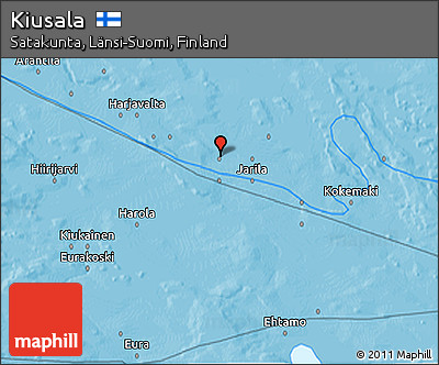 Political 3D Map of Kiusala