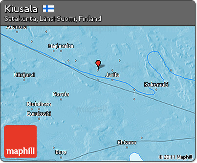 Political 3D Map of Kiusala